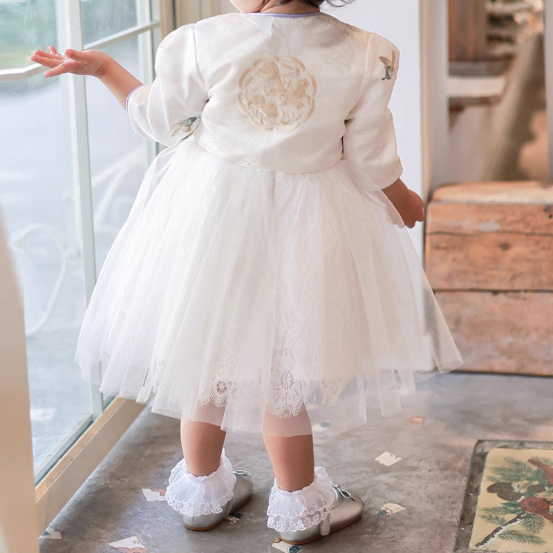 Children's Birthday Dress Baby Puff Dress Flower Girl Princess Dress