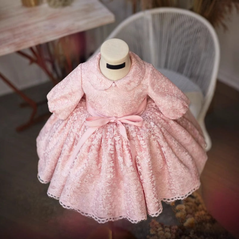 Flower Girl Wedding Princess Dress Girl Baby Birthday Puffy Dress
