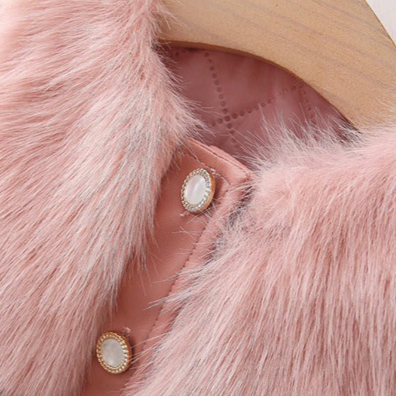 Baby Winter Bow-knot Fur Vest