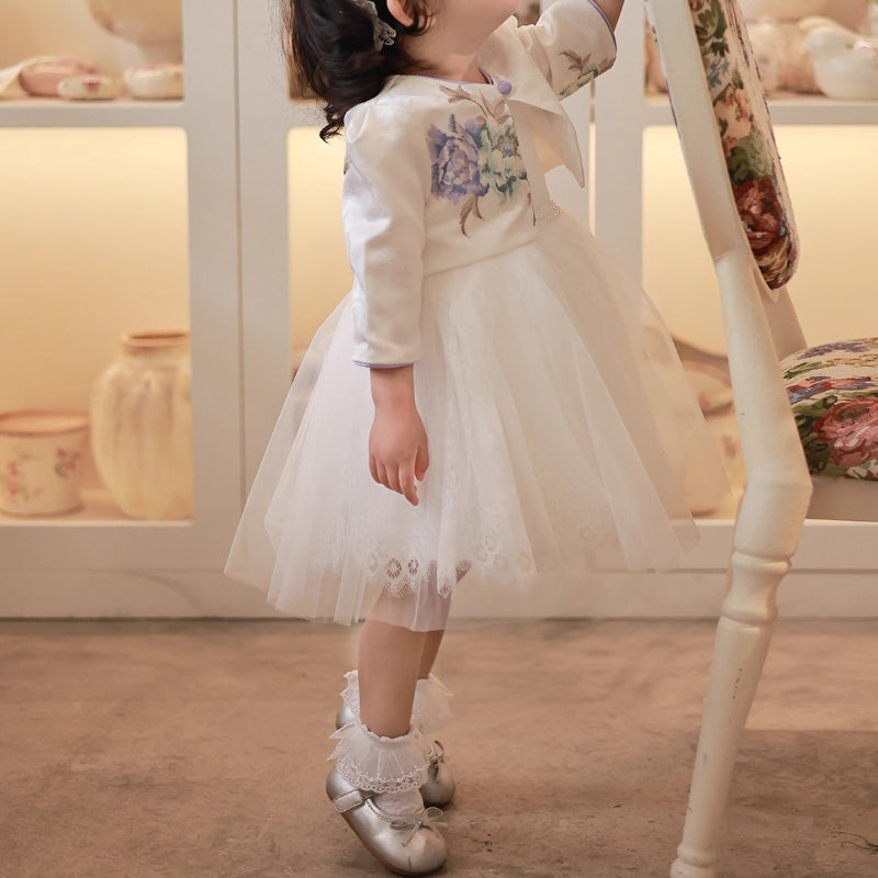 Children's Birthday Dress Baby Puff Dress Flower Girl Princess Dress