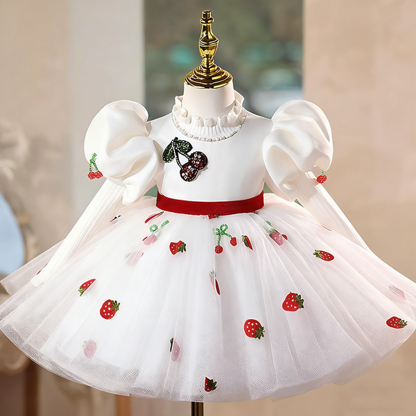 Girls' Birthday Princess Dress Flower Girl Wedding Dress Girls' Communion Dress