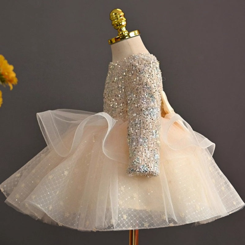 Children's Birthday Princess Dress Girls Sequined Dress Girls Ball Dress