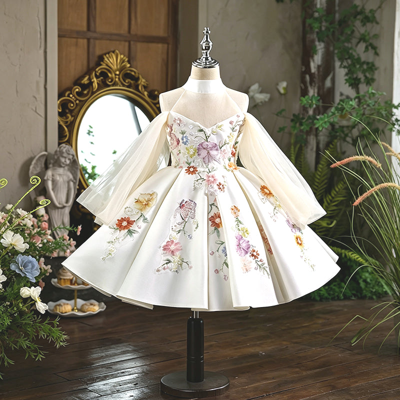 baptism dresses for girls Toddler Girl Birthday Dresses Princess Dresses Add on:Dress Only MARKETING STYLE Poéselle Women's Round Neck Easily order with free