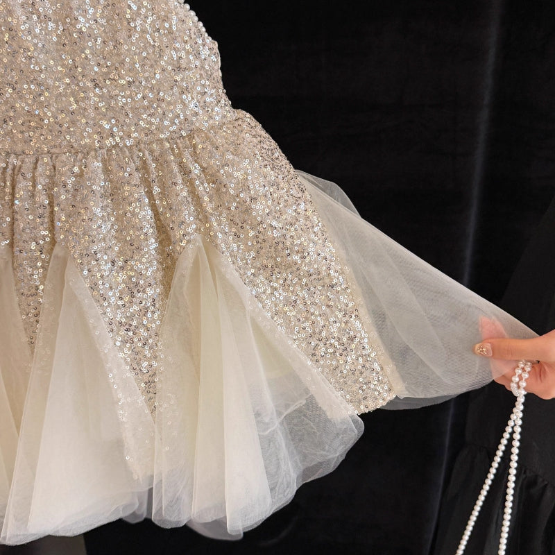 Toddler Communion Dress Baby Birthday Princess Dress Children's Party Dress