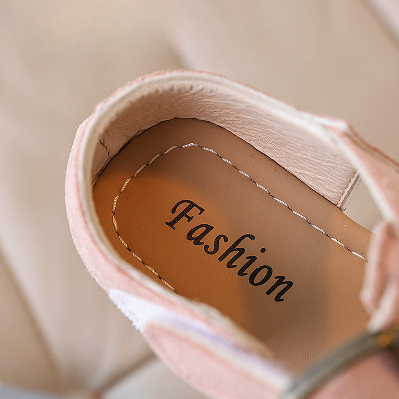 Girls Hollow Soft Sole Casual Closed Toe Beach Shoes