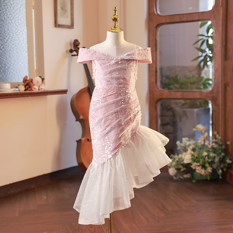 Baby Girl Mermaid Party Dress Flower Girl Dress Birthday Ball Gown Baby Girl Mermaid Party Dress Flower Girl Dress Birthday Ball Gown