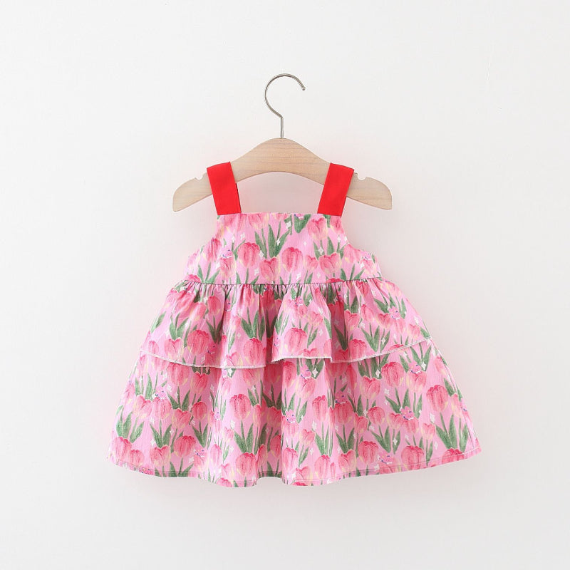 Baby Girls Summer Cute Floral Dress