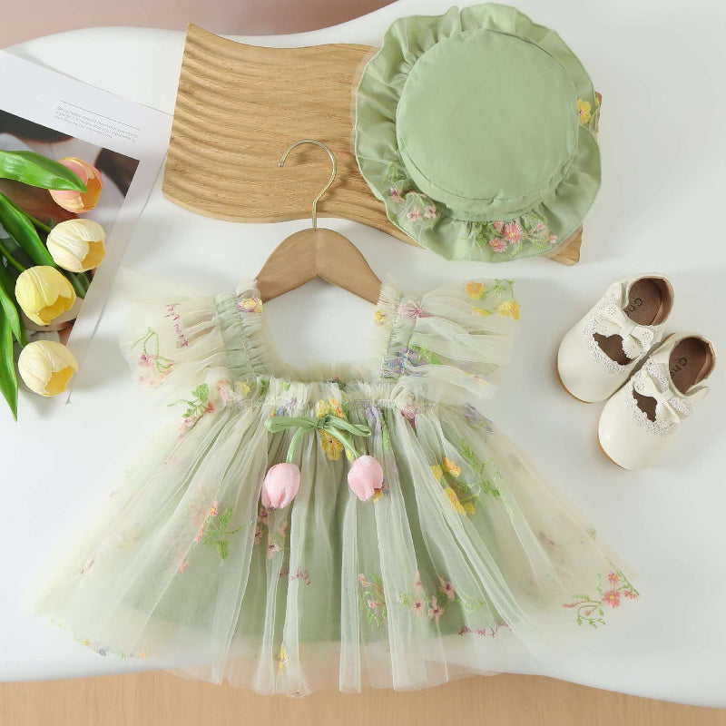 Baby Birthday Dress Children's Party Princess Dress