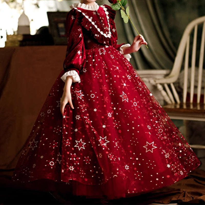 Girls' Christmas Dresses Girls' New Year Dresses Girls' Birthday Princess Dresses