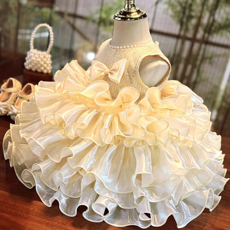 Girls Party Princess Dress Baby Girl Cute Birthday Dress