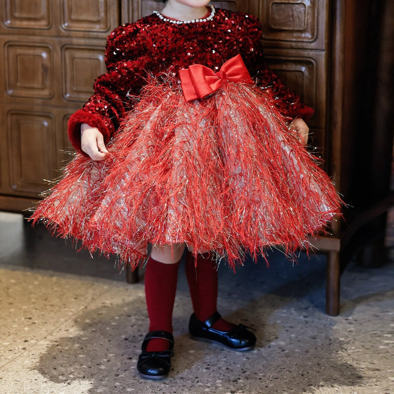 Girls Christmas Dresses Girls Prom Dresses Baby Birthday Princess Dresses