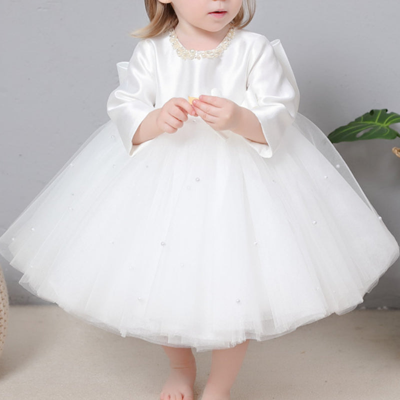 Infant One-year-old Dress Princess Dress Children's Long-sleeved Catwalk Gauze Dress
