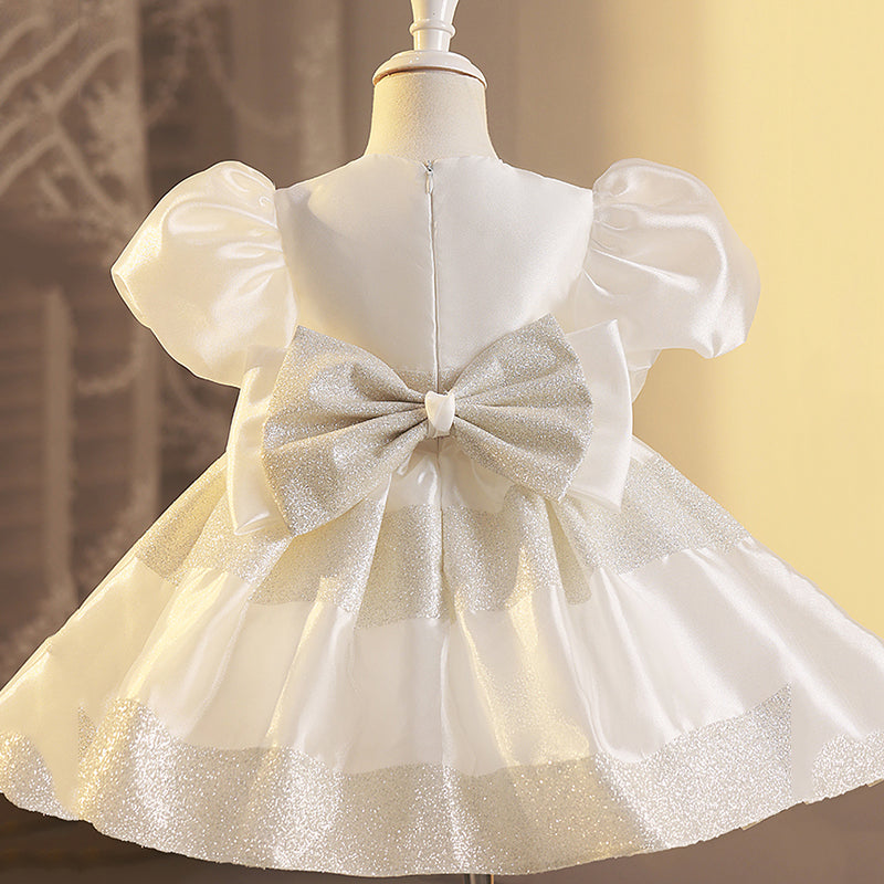 Cute Girls Puffy Birthday Dress Flower Girl Wedding Princess Dress