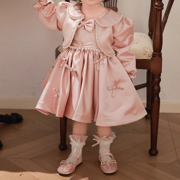 Baby Birthday Princess Dress Girls Cute Dress Flower Girl Wedding Dress