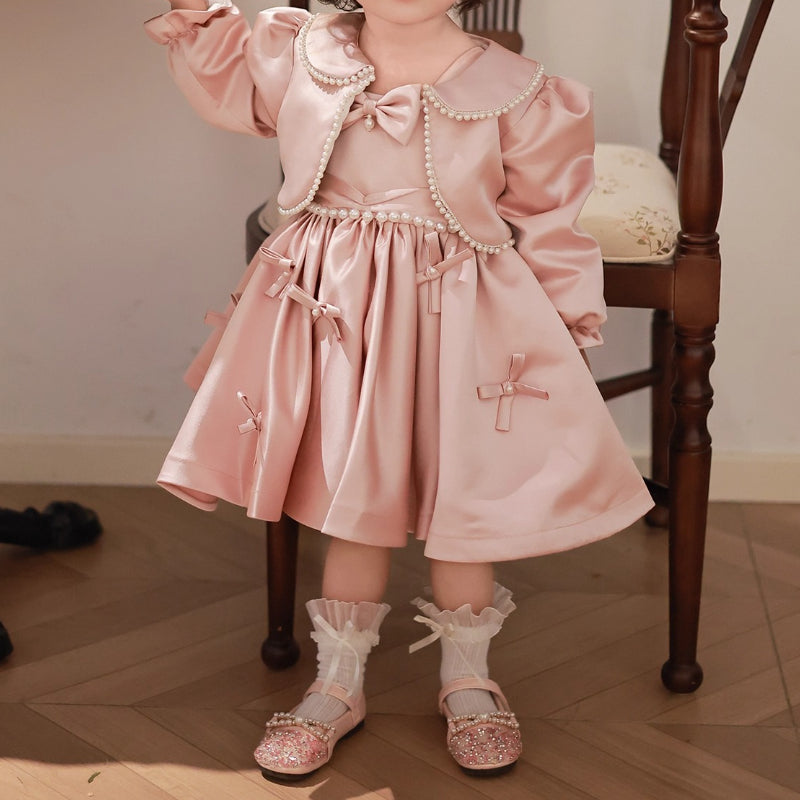 Baby Birthday Princess Dress Girls Cute Dress Flower Girl Wedding Dress