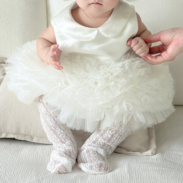 Children's Birthday Dress Baby Girl Communion Princess Dress Flower Girl Puff Dress