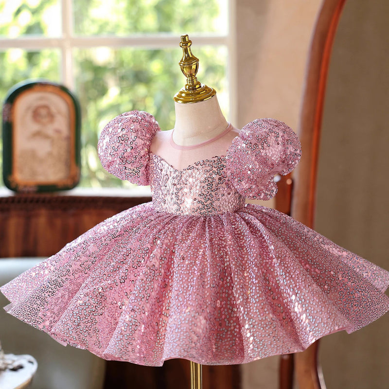 Flower Girl Dresses Girl Sequin Dresses Girl Party Dresses