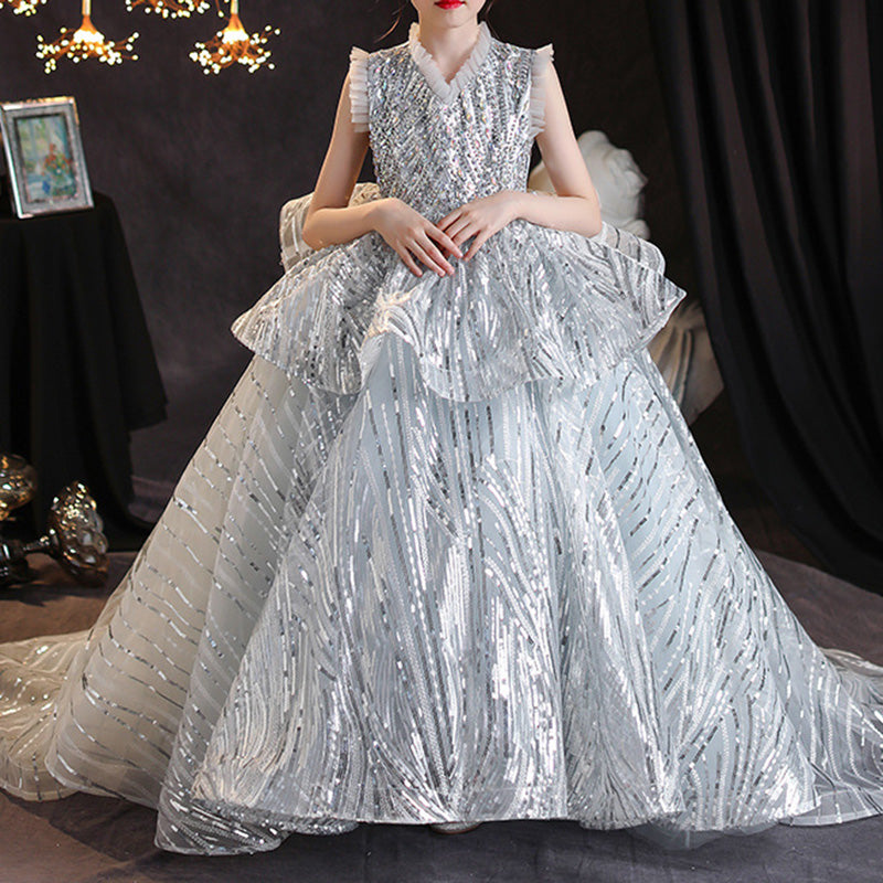 Cute Baby Girl Beauty Pageant Dress Toddler First Communion