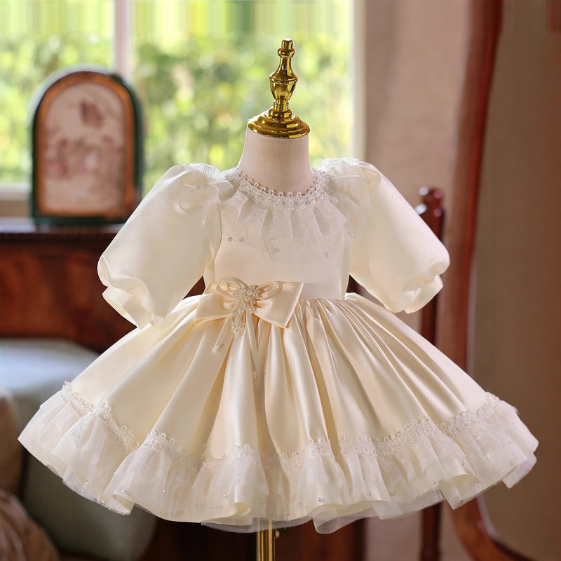 Girls Elegant Party Dress Children's Birthday Princess Dress Flower Girl Wedding Dresses