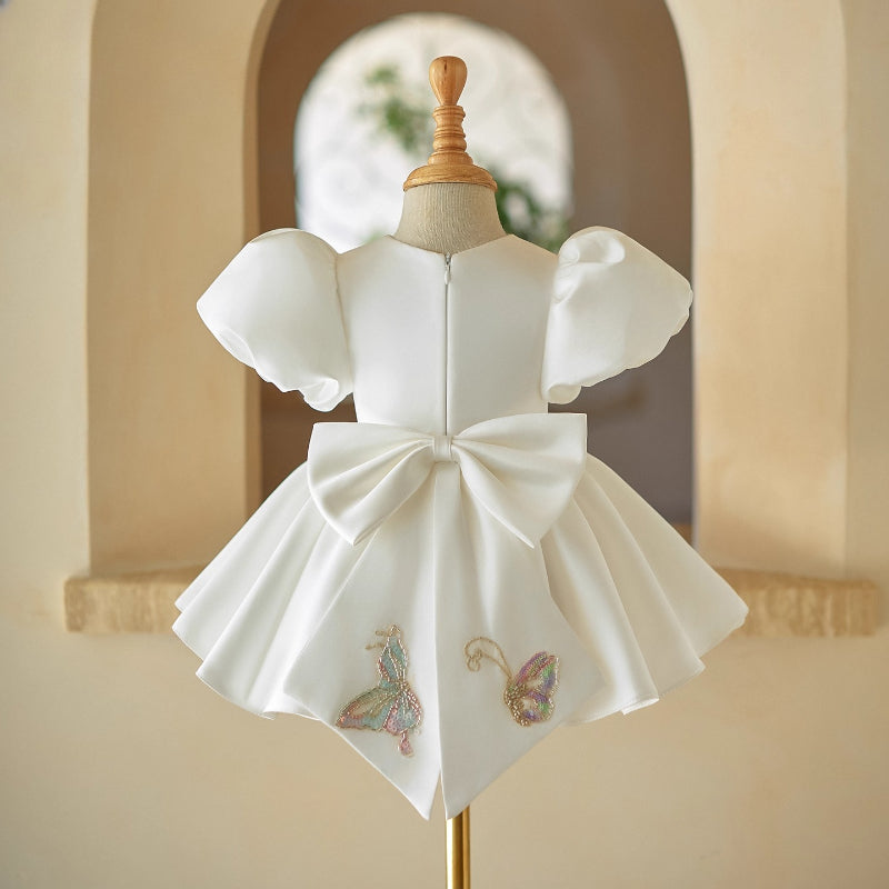 Baby Girl Birthday Princess Dress Flower Girl Puff Dress Girl Communion Dress