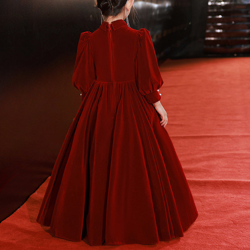 red princess wedding dress Vanessa