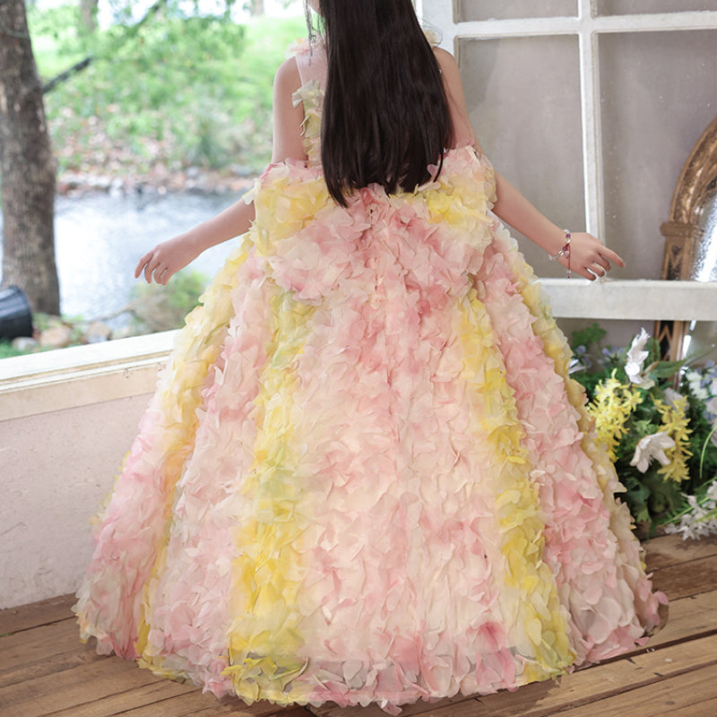Girls Birthday Dress Children's Party Puffy Princess Dress