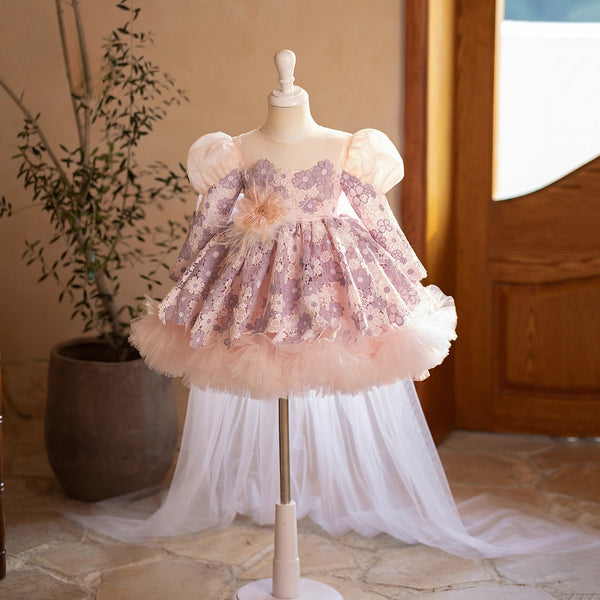 Children's Communion Princess Dress Girl's Birthday Dress Flower Girl Wedding Dress