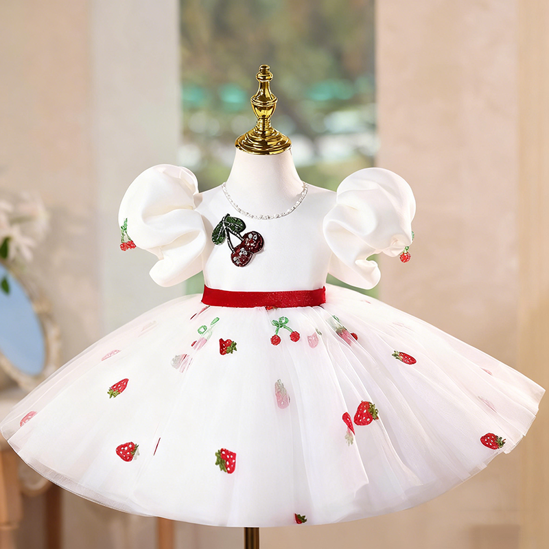 Girls' Birthday Princess Dress Flower Girl Wedding Dress Girls' Communion Dress