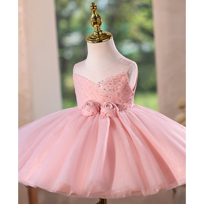 Girls Birthday Dress Flower Girl Wedding Dress Children's Party Princess Dress