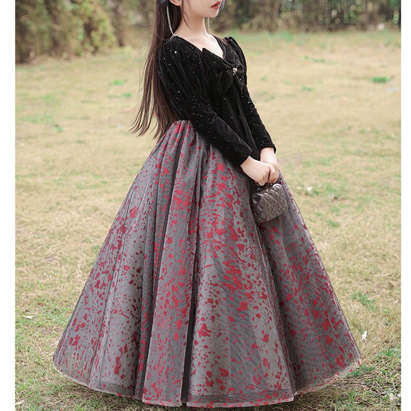 Elegant Baby Girls Tulle Bow Puffy Dress Toddler Formal Dresses Elegant Baby Girls Tulle Bow Puffy Dress Toddler Formal Dresses