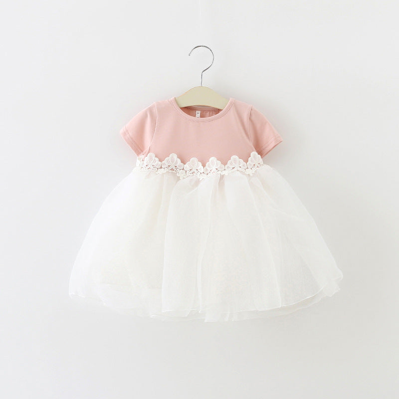 Children's Cute Summer Princess Dress Baby Bow Dress