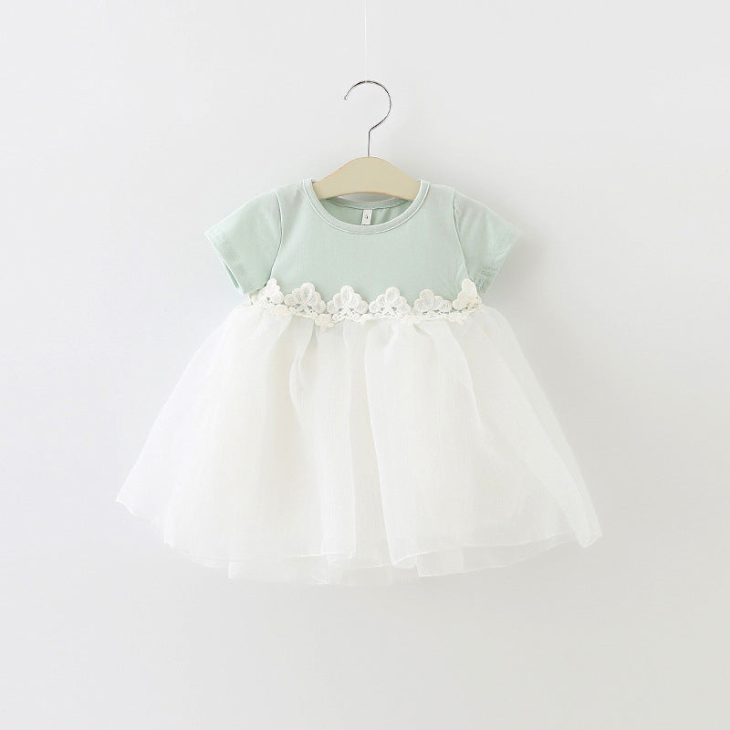 Children's Cute Summer Princess Dress Baby Bow Dress