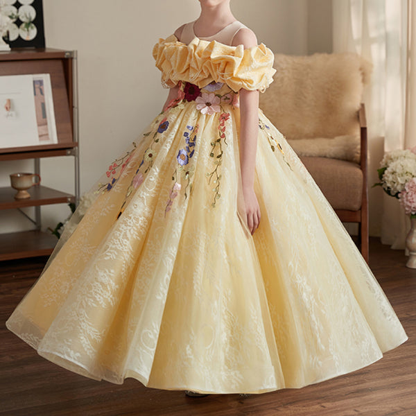 Children's Prom Elegant Dress Girls Birthday Princess Dress