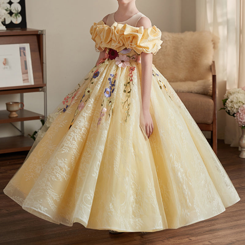 Children's Prom Elegant Dress Girls Birthday Princess Dress