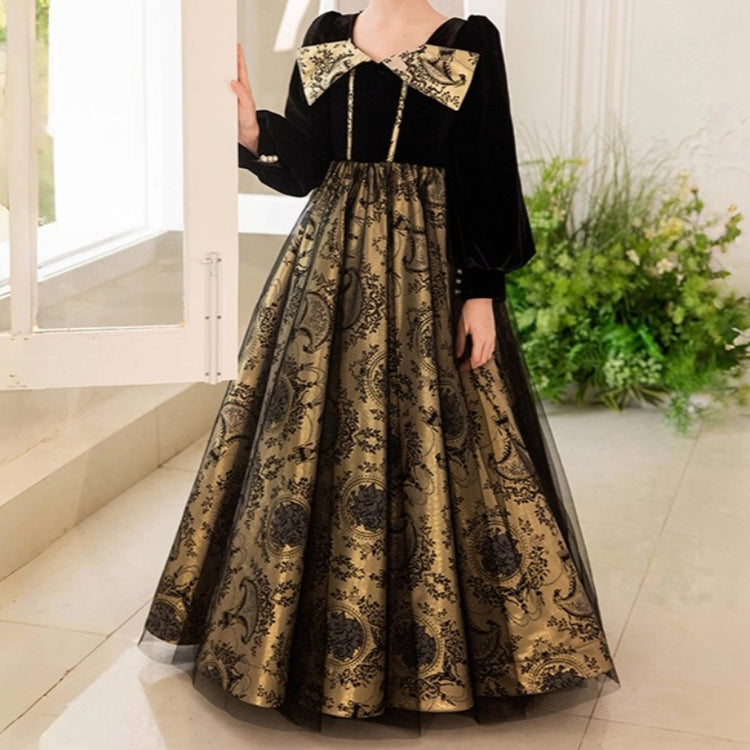 Girls' Ball Gowns Girls' Birthday Velvet Dresses Girls' Pageant Dresses