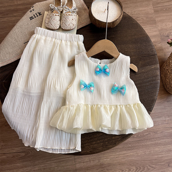 Cute Girls Summer Breathable Two piece Set