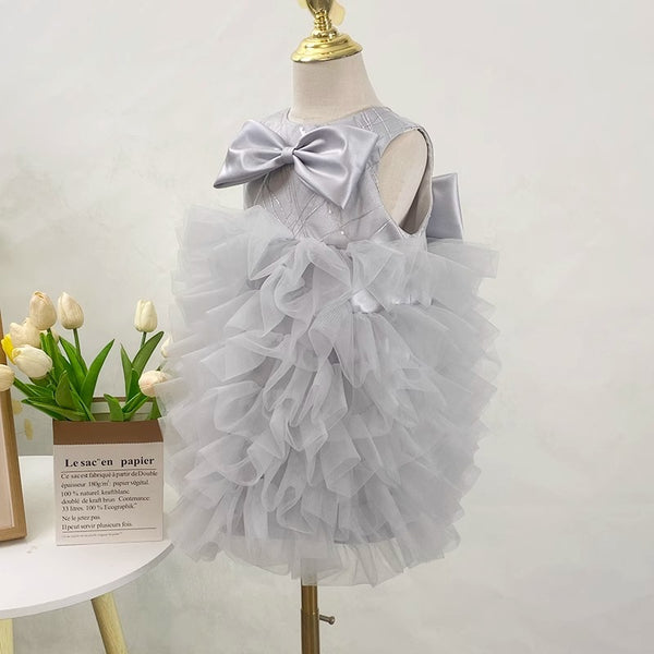 Baby Girl Birthday Dress Flower Girl Puffy Princess Dress