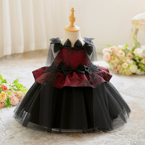 Baby Girl Summer Formal Princess Dress Girl Puffy Pageant Birthday Party Dress