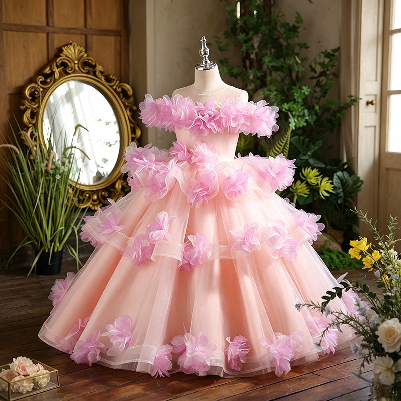 toddler girl formal dresses Ball Gowns Toddler Prom Flower Wedding Dresses Size:1 year US numeric Crochet Wedding Dress White formal event etc.girls dress Wedding_Maternity