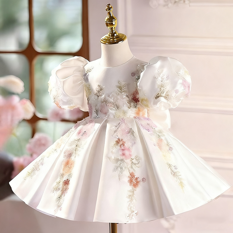 Girls Communion Dress Flower Girl Wedding Dress Girls Birthday Princess Dress