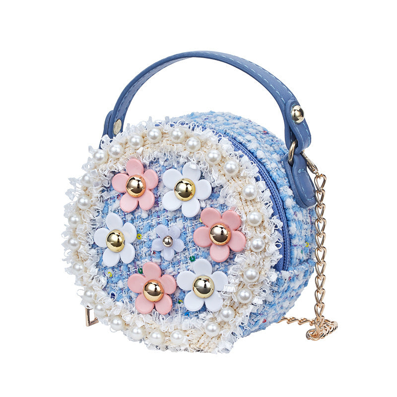 Cute Baby Girls Crossbody Flowers Fashion Bag