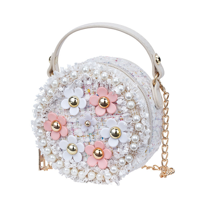 Cute Baby Girls Crossbody Flowers Fashion Bag