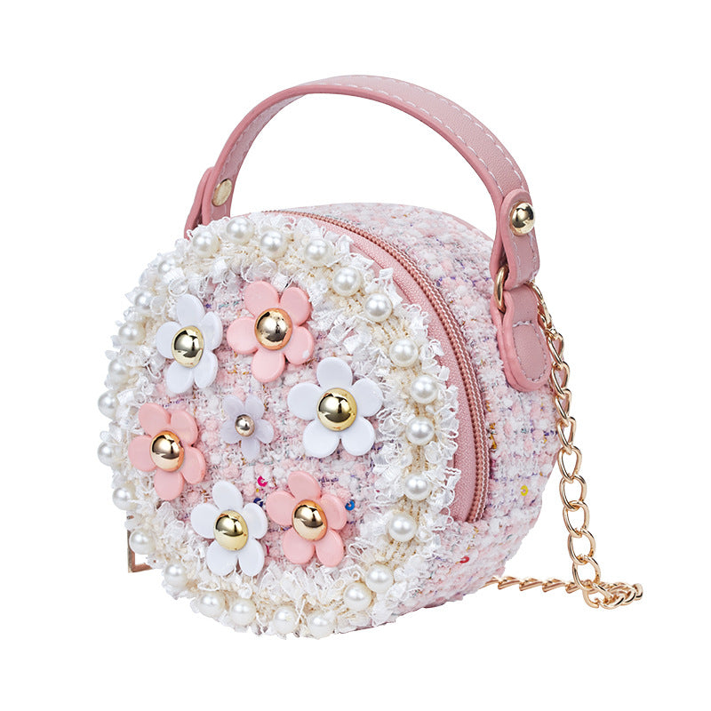 Cute Baby Girls Crossbody Flowers Fashion Bag