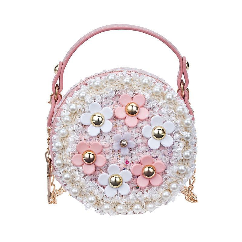 Cute Baby Girls Crossbody Flowers Fashion Bag