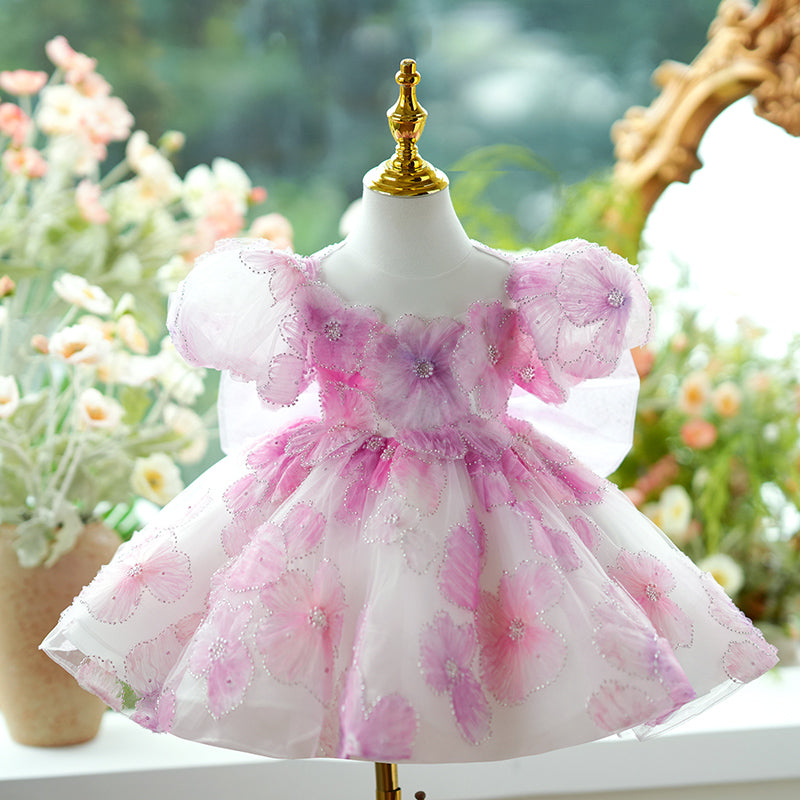 girl sequin dress Luxurious Flower Girl Sequin Dress Toddler Birthday Pageant Princess Dress
