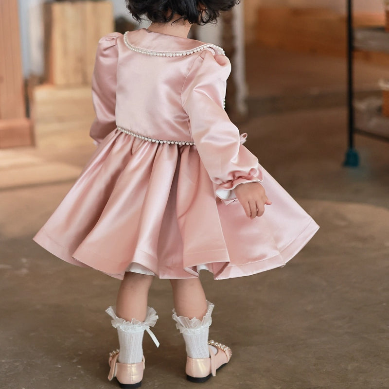 Baby Birthday Princess Dress Girls Cute Dress Flower Girl Wedding Dress