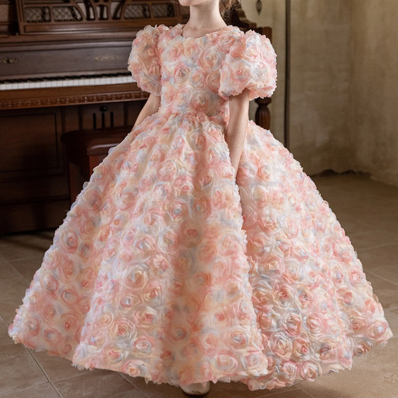 Children's Ball Gowns Girls Birthday Princess Dress Flower Girl Party Dress