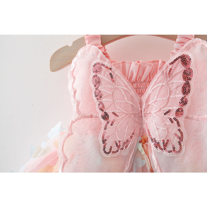 Baby Girl Summer Birthday Bow Sling Dress marryshe Baby Girl Summer Birthday Bow Sling Dress marryshe