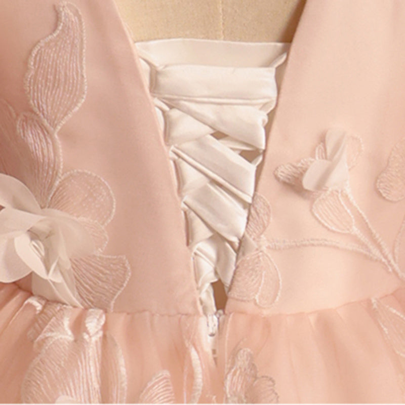 Elegant Baby Pink Birthday Party Dress Toddler Formal Dresses marryshe Elegant Baby Pink Birthday Party Dress Toddler Formal Dresses marryshe