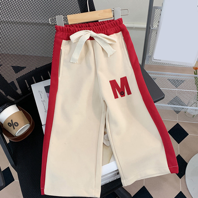 Cute Baby Girl Patchwork Contrasting Sportswear Suit